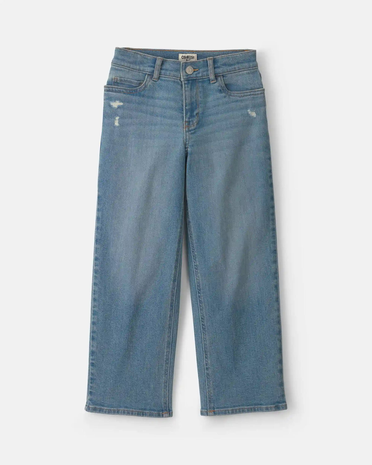 Girls Denim Straight Jeans - Light Wash