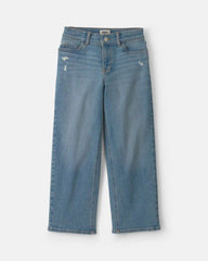 Girls Denim Straight Jeans - Light Wash