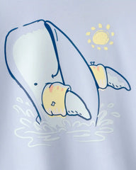 Toddler Boy 2-Piece Whale Rashguard & Swim Trunk Set - Blue