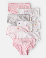 Girls 7-Pack Princess Print Brief Underwear