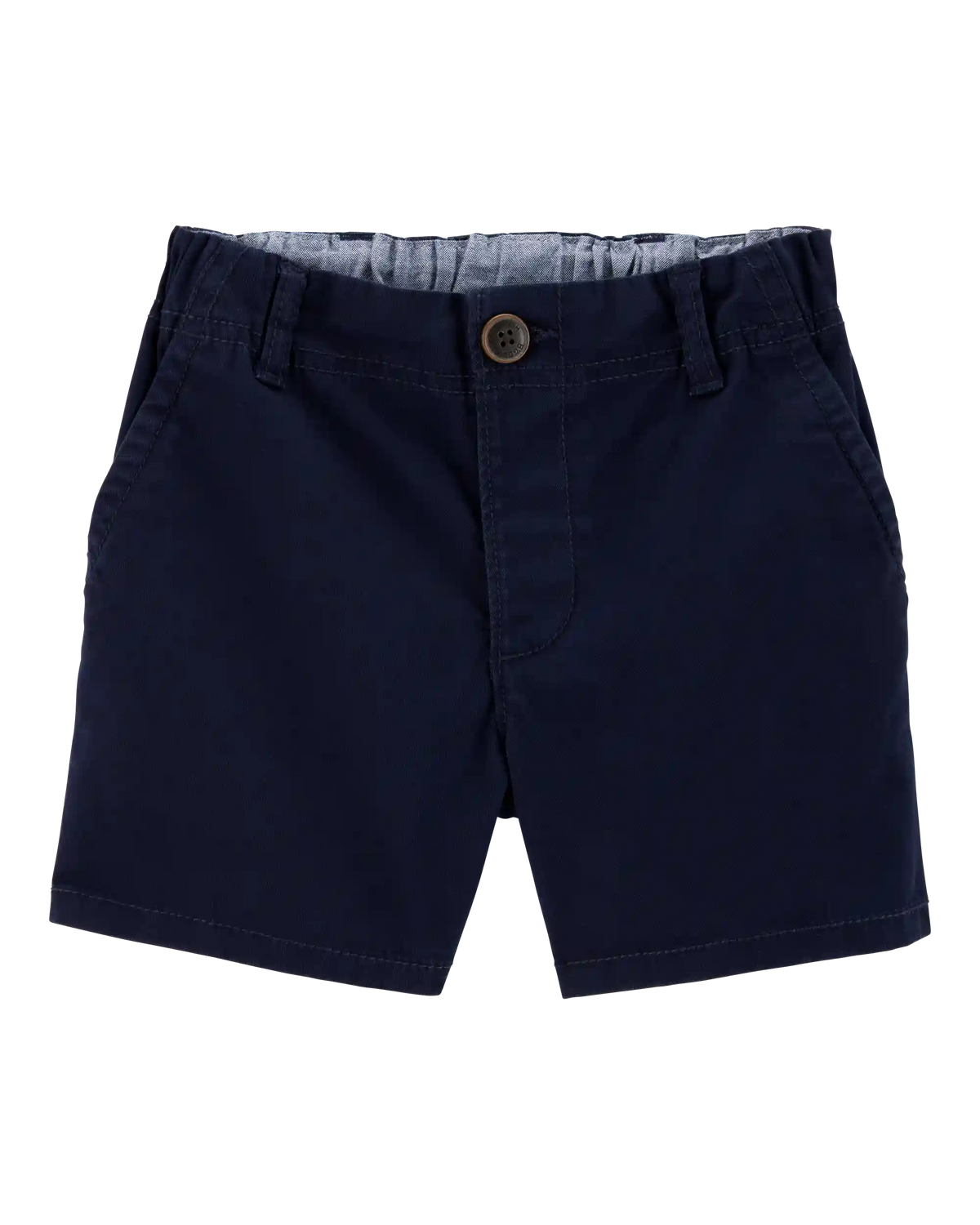 Baby Stretch Chino Uniform Shorts - Navy