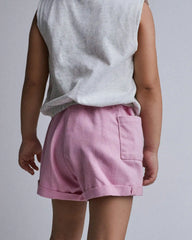 Toddler Girl Mom Shorts - Pink