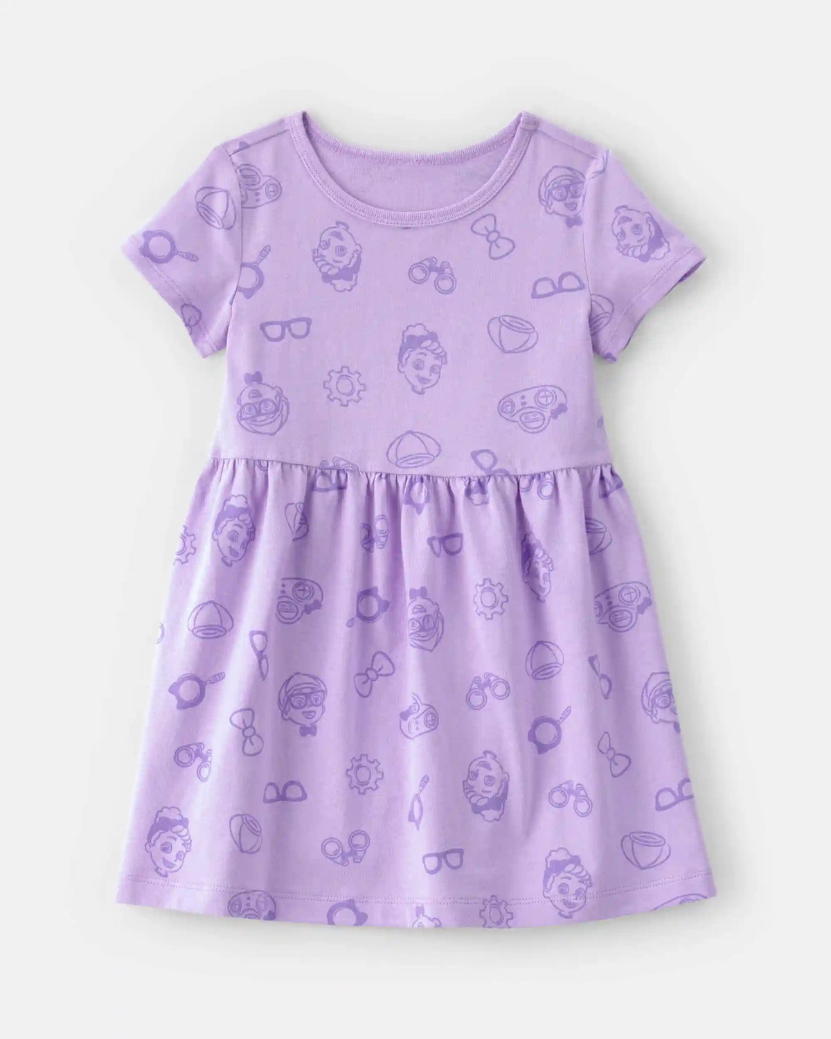 Toddler Girl Blippi Short-Sleeve Dress - Purple