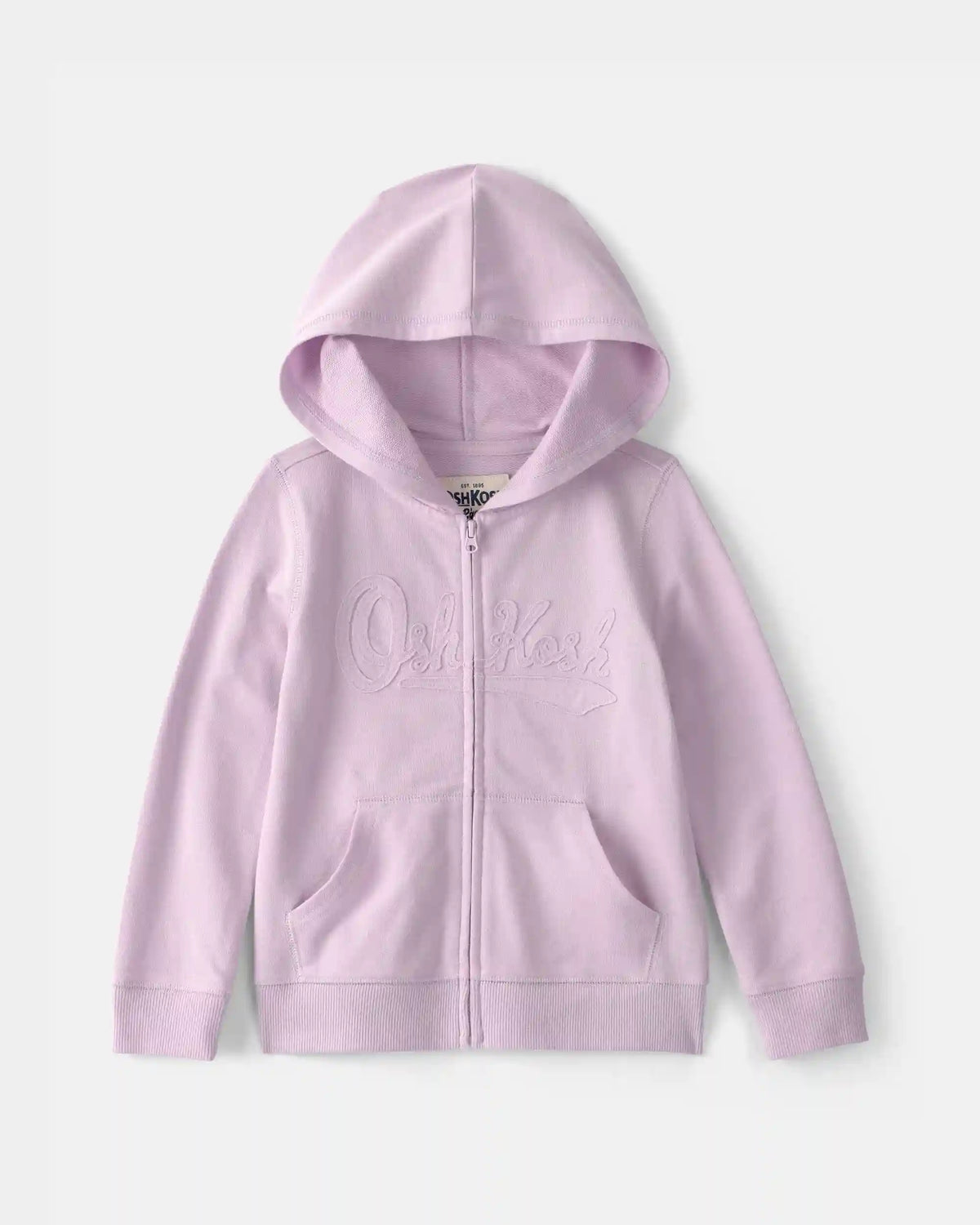 Toddler Girl OshKosh Logo Zip-Up Hoodie - Purple