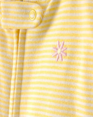 Toddler 2-Pack Lemon Snug Fit 1-Piece Pajama - Yellow/Blue