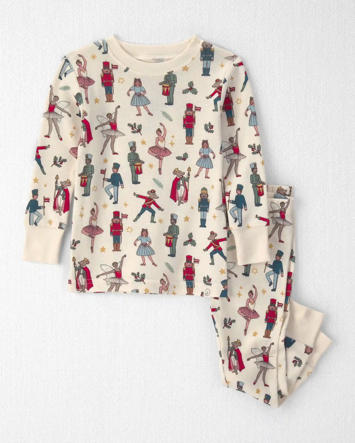 Baby 2-Piece Organic Cotton Pajamas in Nutcracker