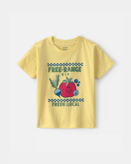 Toddler Farmers Market Graphic Tee - Yellow