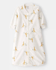 Baby Giraffe Fleece Sleep Bag - Cream