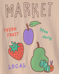 Toddler The Very Hungry Caterpillar Farmers Market Graphic Tee - Tan