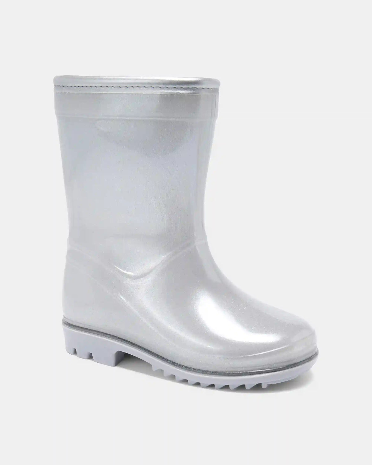 Toddler Girl Rain Boots - Silver
