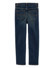 Kid Slim Straight Leg Heritage Wash Jeans
