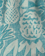 Baby Boy Pineapple Linen Shorts - Blue