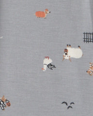Baby 1-Piece Halloween PurelySoft™ Snug Fit Pajama - Grey