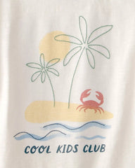 Kids Organic Cotton 'Cool Kids Club' Tee