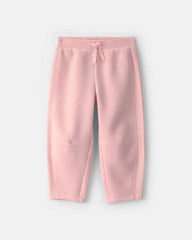 Toddler Girl Fleece Joggers - Pink