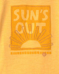 Toddler 'Sun's Out' Graphic Tee - Yellow