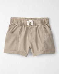 Toddler Boy 2-Piece Top & Short Set Made with Organic Cotton in Red Gingham
