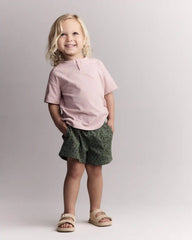 Toddler Henley Tee - Light Pink