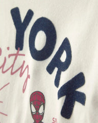 Girls ©Marvel Spiderman Graphic Tee - Cream