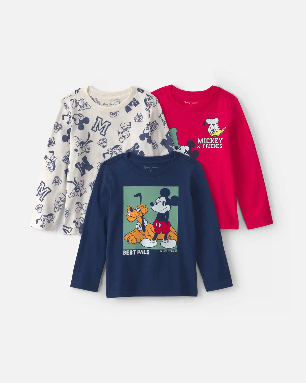Toddler Boy 3-Pack Disney© Long-Sleeve Multipack Tops