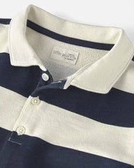 Boys Organic Cotton French Terry Rugby Polo
