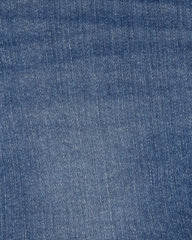 Girls Denim Midi Shorts - Dark Wash