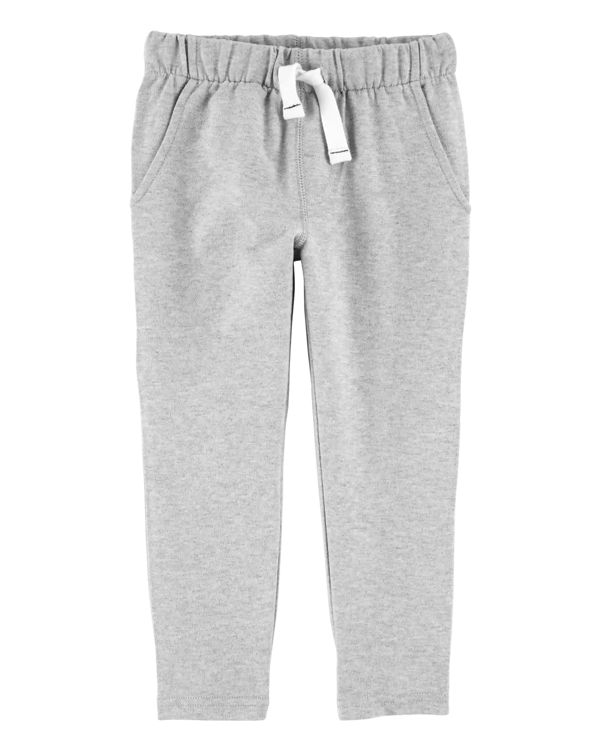 Toddler Boy Pull-On French Terry Pants - Grey