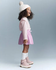 Toddler Girl Bubble Skirt - Lilac
