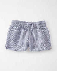 Baby Boy 2-Piece Organic Cotton Gauze Top & Short Set