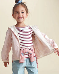 Toddler Girl Heart Zip-Up Hoodie - Pink