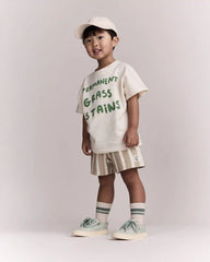 Toddler 'Permanent Grass Stains' Dolman Tee - Cream