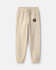 Boys French Terry Joggers - Cream