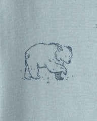 Baby Organic Cotton Sleep & Play Pajamas in Winter Bears