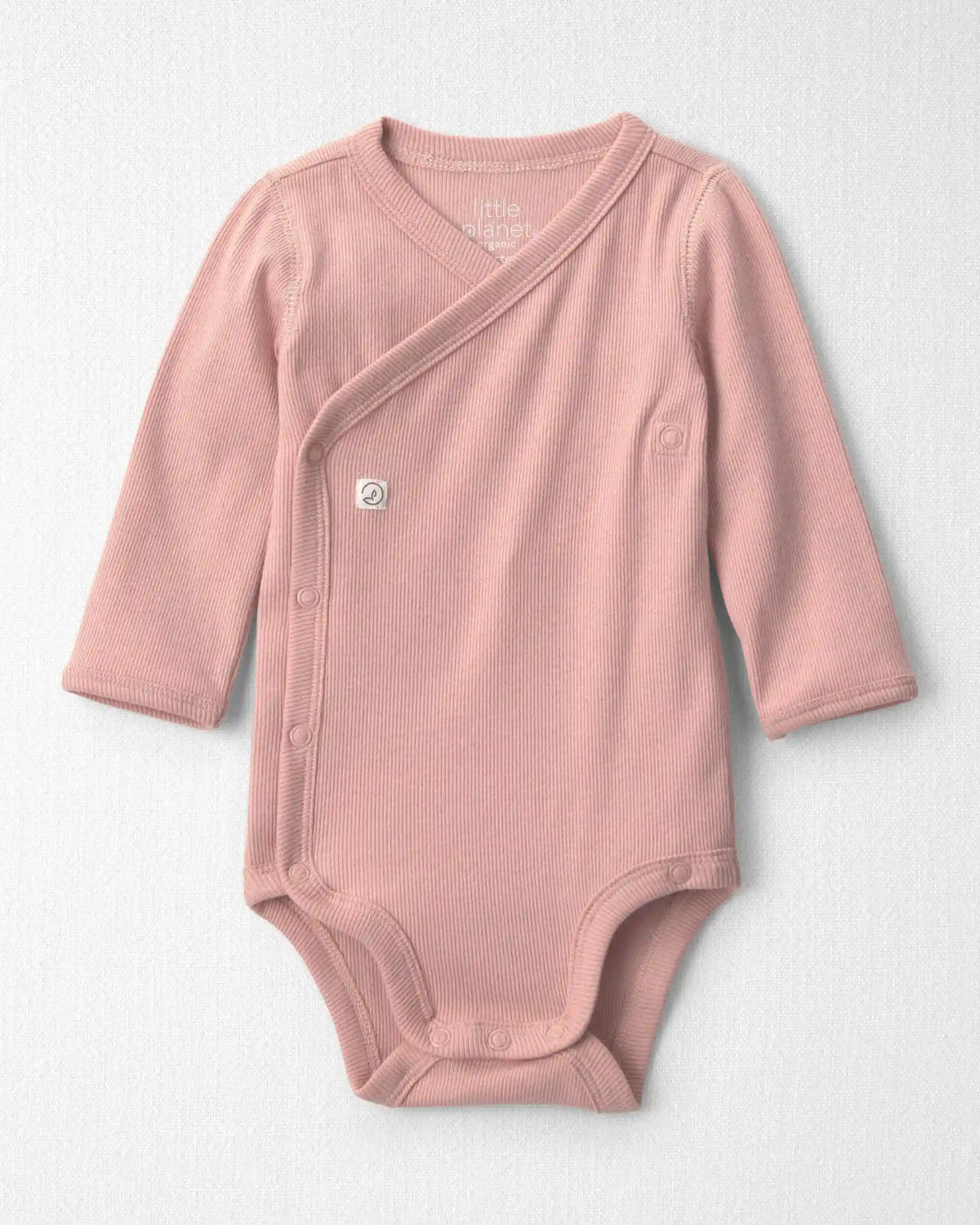 Baby Girl Organic Cotton Rib Bodysuit