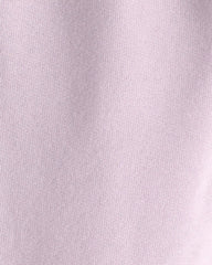 Baby Girl Drawstring Knit Joggers - Purple