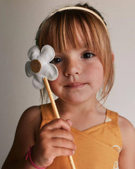 Toddler Girl Flower Headband & Wand Set