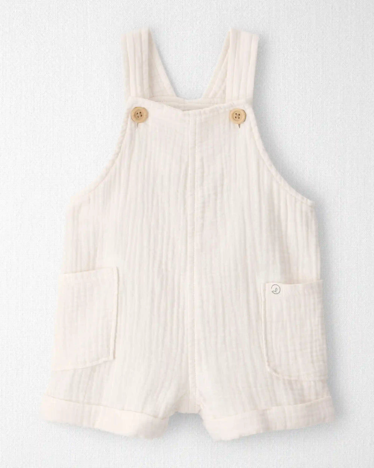 Baby Organic Cotton Gauze Shortalls