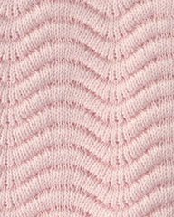 Baby Girl Sweater Knit Tank Top - Pink