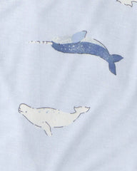 Baby 2-Pack Whale PurelySoft Sleeveless Romper Set - Blue