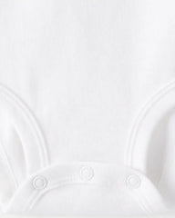 Baby 4-Pack Long-Sleeve Bodysuits - White