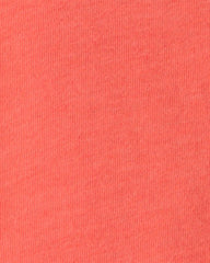 Baby Solid Pocket T-Shirt - Coral