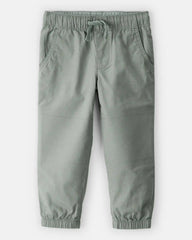Toddler Boy  Cotton Everyday Pull-On Jogger - Green