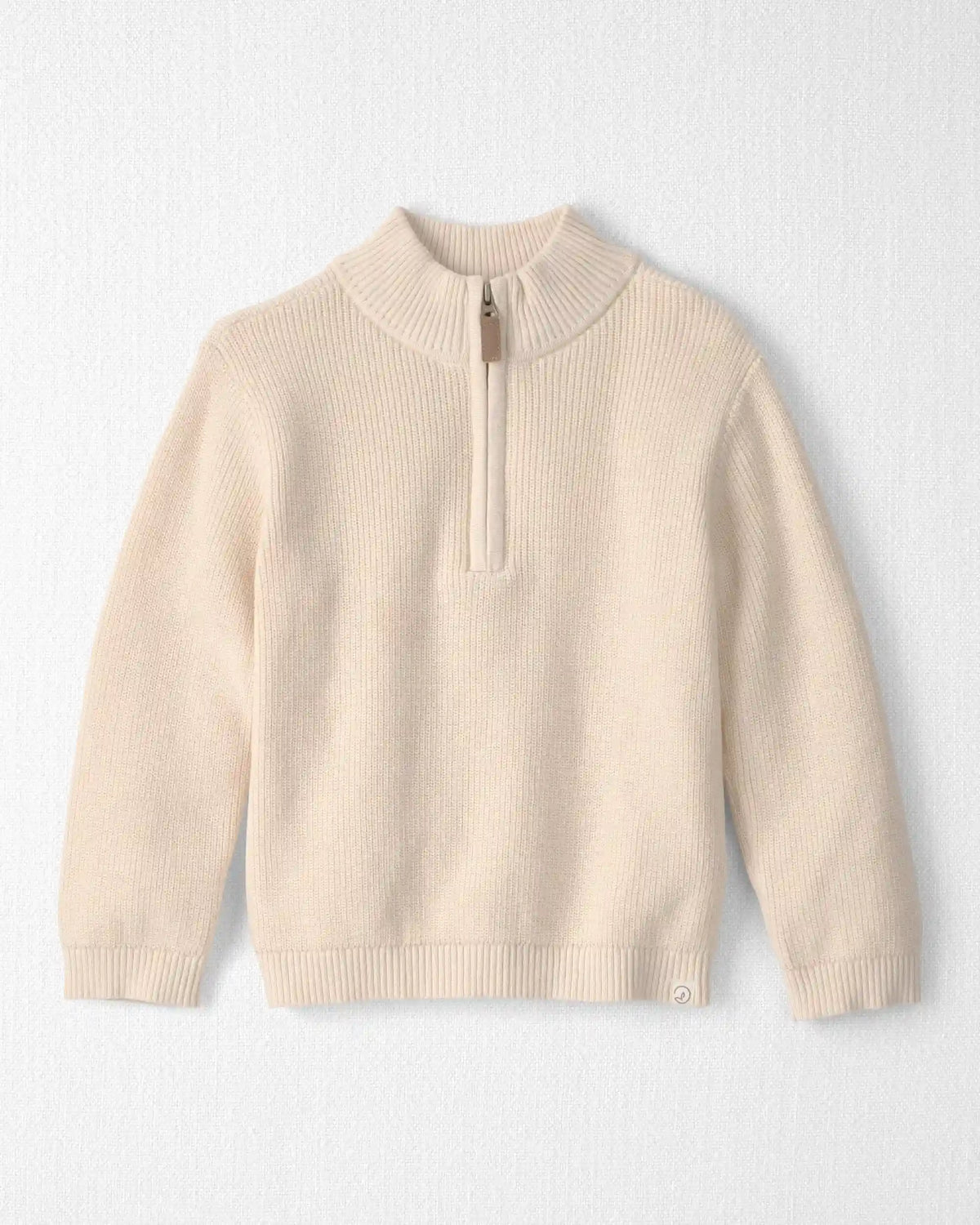Toddler Boy Organic Cotton Quarter-Zip Pullover