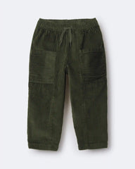 Toddler Boy Pocket Pants - Olive