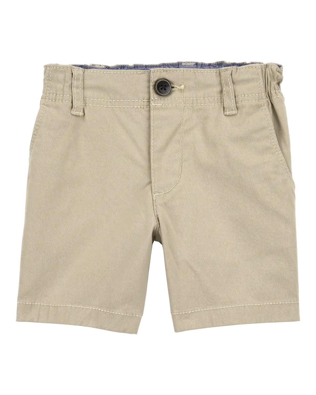 Toddler Boy Stretch Chino Shorts - Khaki