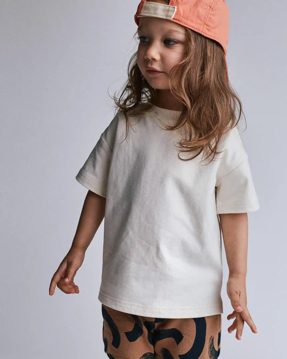 Toddler Elevated Relaxed Tee - Cream