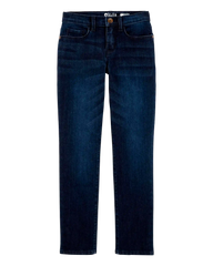 Kid Dark Wash Slim-Fit Skinny-Leg Jeans