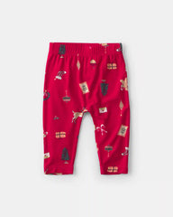 Baby 2-Piece Christmas PurelySoft™ Long-Sleeve Bodysuit & Pant Set - Red