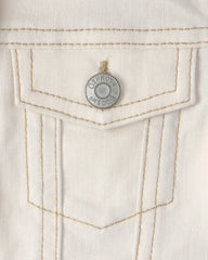 Toddler Girl Twill Jacket - Ivory