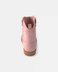 Toddler Girl Bow Cowboy Boots - Pink